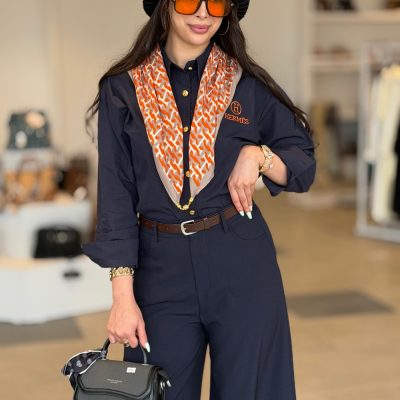 شومیز هرمس  وارداتی کد:۶۵۵