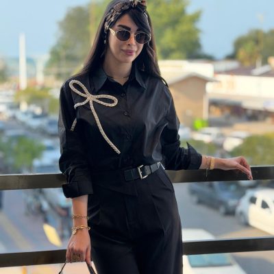تیشرت پاپیون نگین کد:939