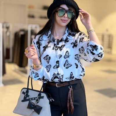شومیزحریر مخمل کوب کد:923