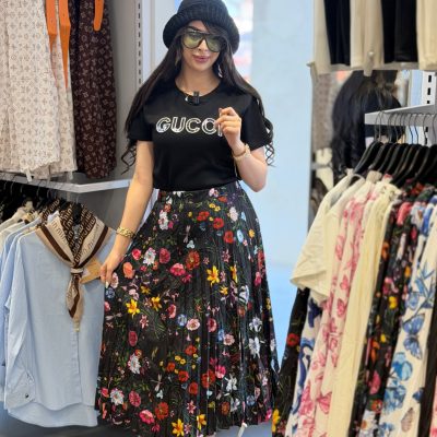ست تیشرت دامن گوچی کد:934